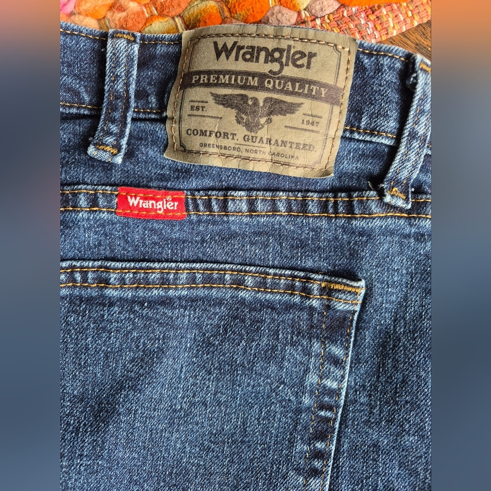 Wrangler Men's Denim Relaxed Jeans